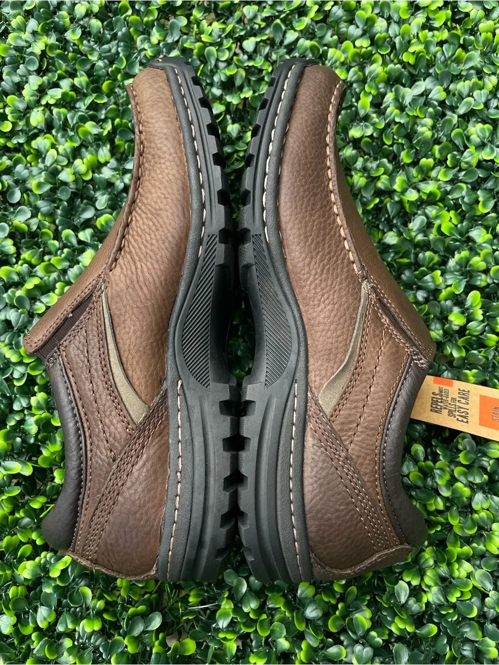 Dockers Brown Leather Slip-On Loafers size 10.5 M #elegant #comfort #casual